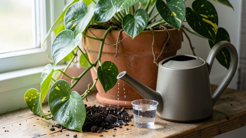 Money Plant Watering Guide: When, How Much & Soil Tests That Save Roots