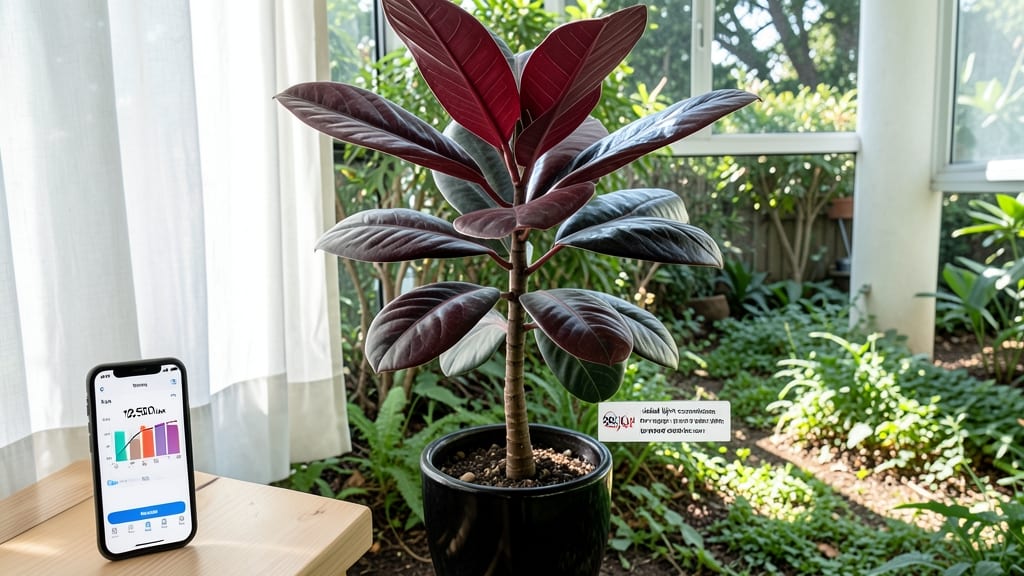 Rubber Plant Light Needs: The Exact Brightness Levels That Keep Leaves Lush
