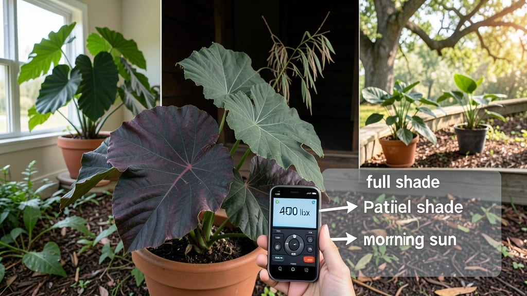 How Much Light Do Elephant Ear Plants Need: Thriving in Partial Sun to Dappled Shade