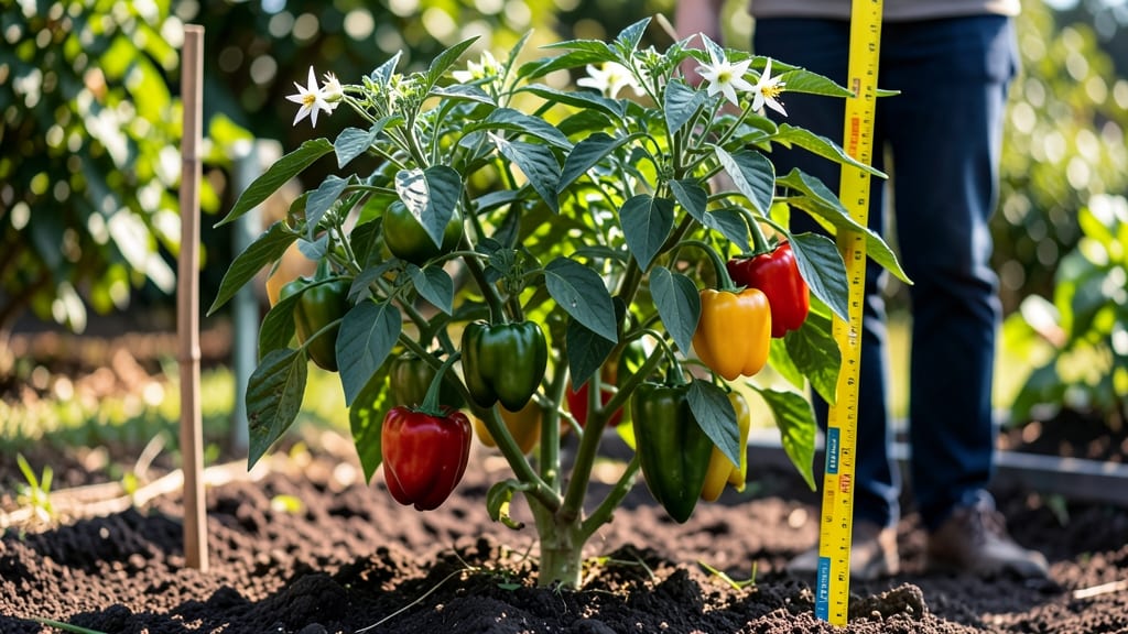 How Tall Do Bell Pepper Plants Grow: Variety-Specific Heights & Space-Saving Tips