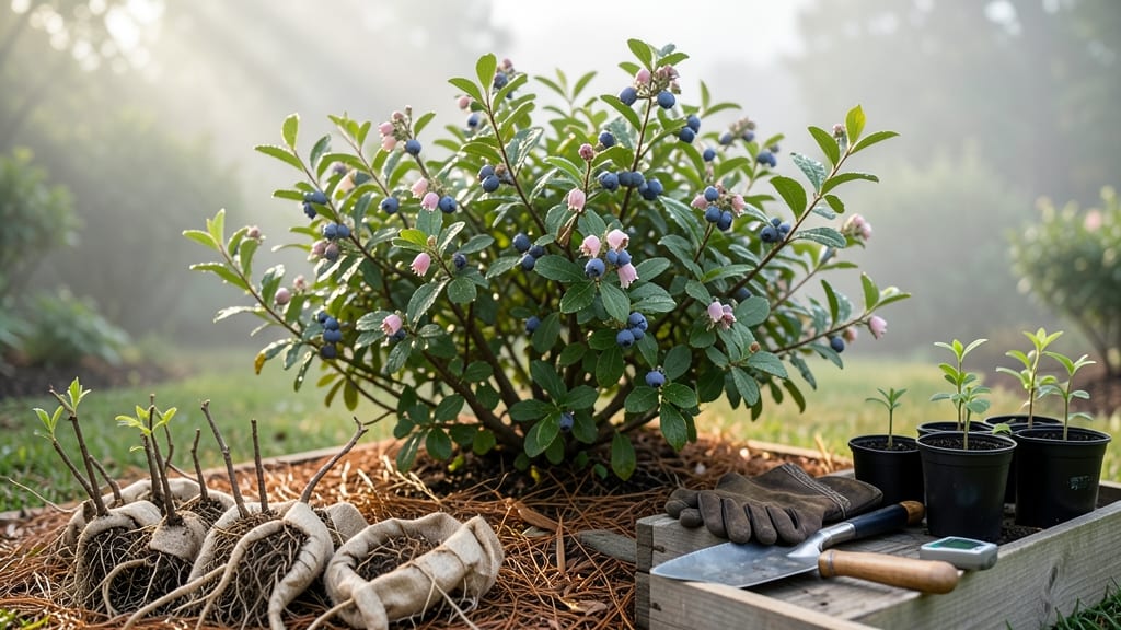 When to Plant Blueberry Bushes in NC: Soil Temp & Chill-Hour Map for Zone 7a/8a