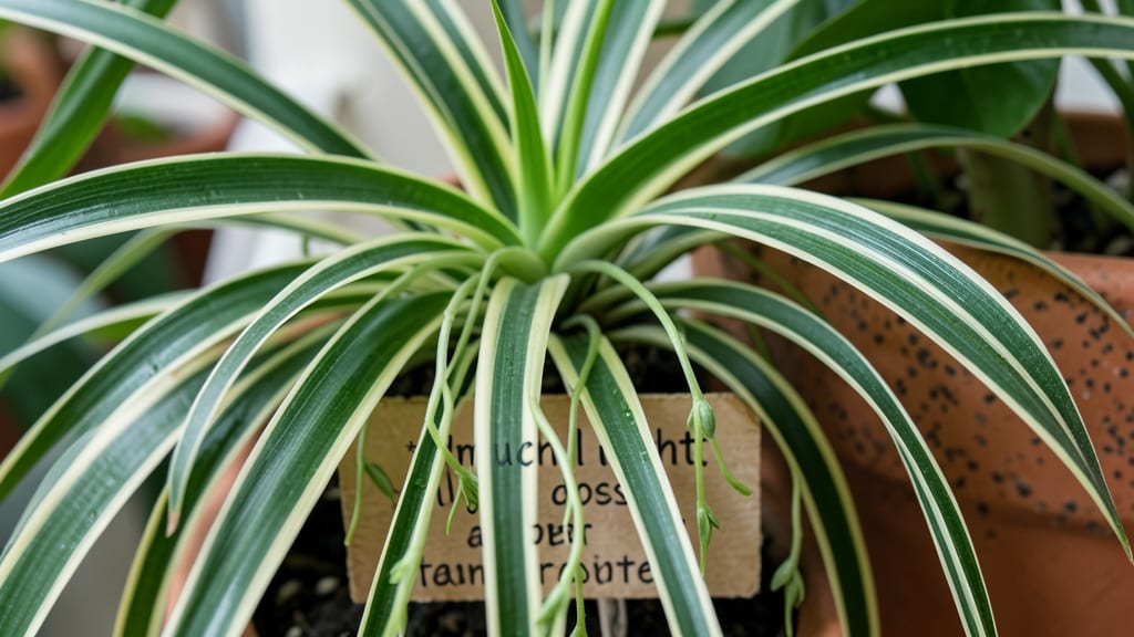 How Much Light Does a Spider Plant Require: Thriving in Low to Medium Indirect Sunlight